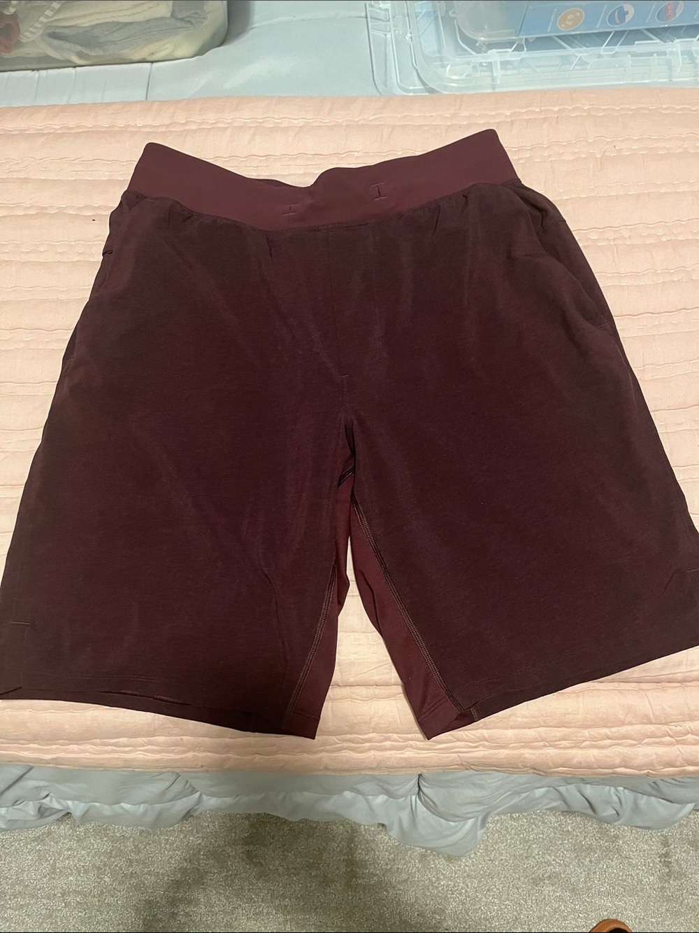 lululemon athletica Men's Athletic Shorts in Burgundy